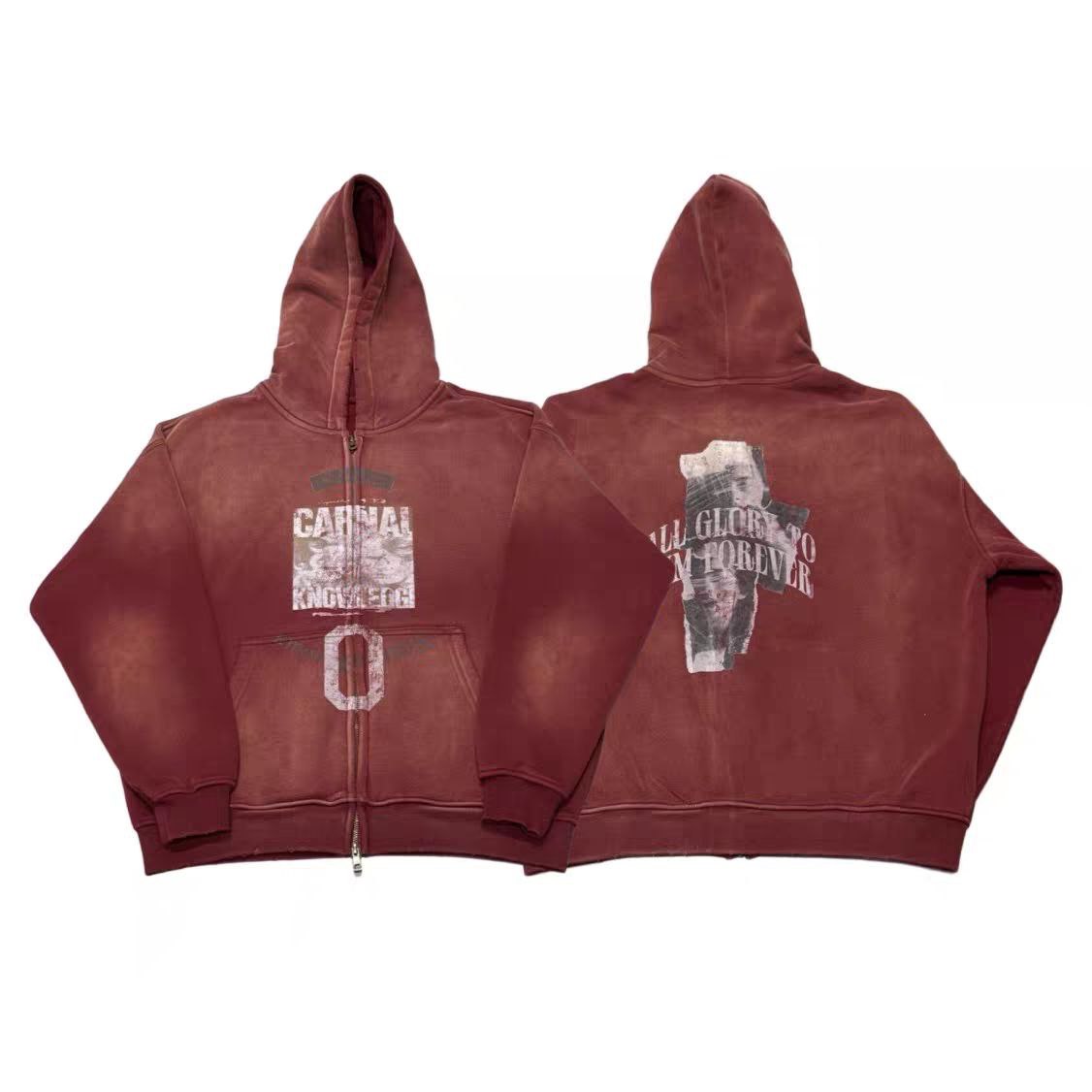 "Preventa en Abril“ New Vintage 400g Sudadera roja